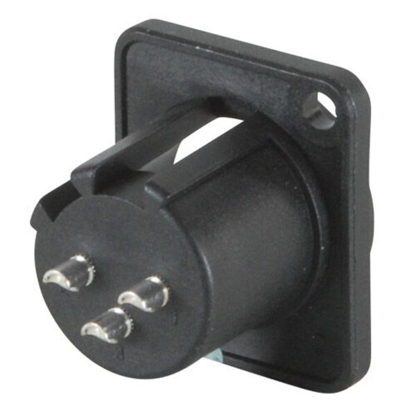 Main product image for Neutrik NC3MPP XLR Chassis Mount Male Plastic "D" 092-090
